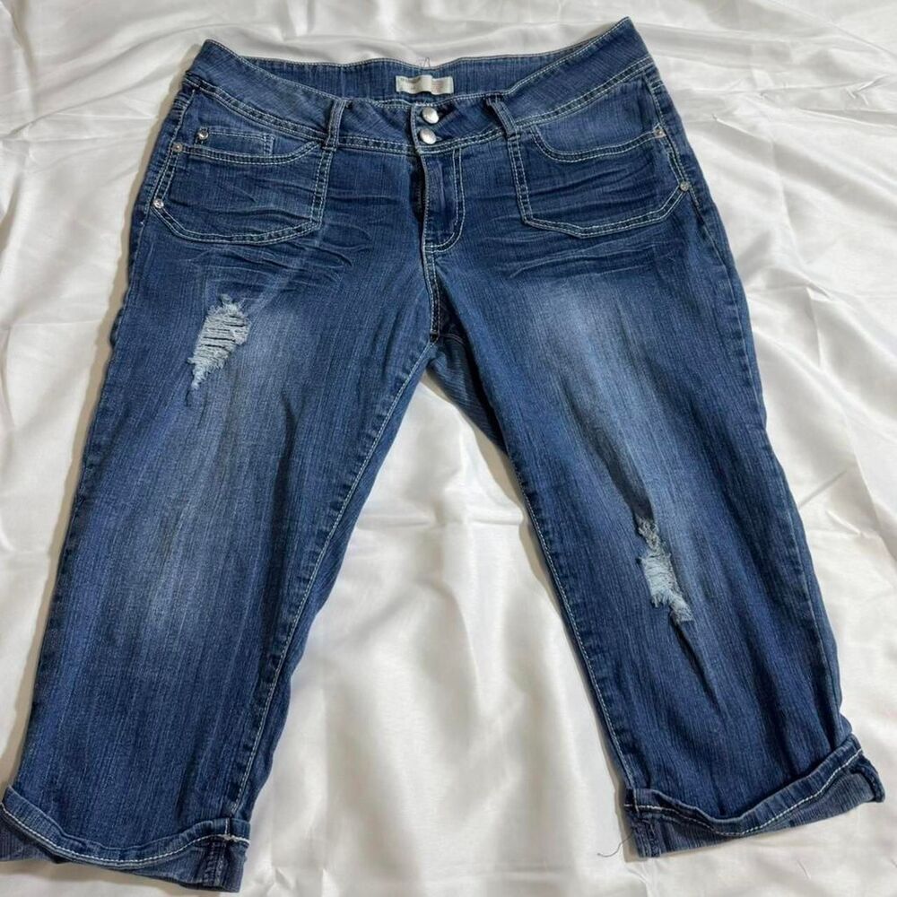 No-boundaries Women's Blue and Navy Jeans